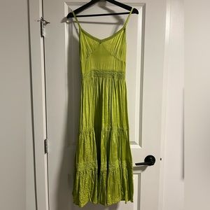 Newport News Lime Green Summer Dress